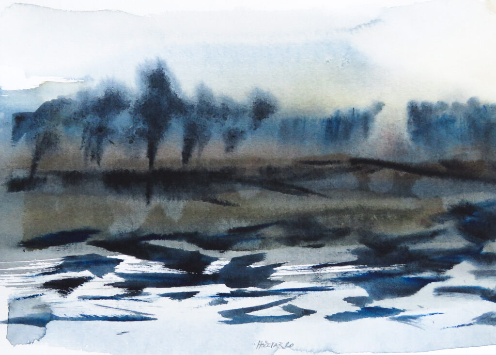 Tranquility_watercolor_23x31cm_2020