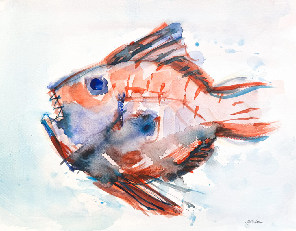Shallow end_watercolor_30x40cm_2017